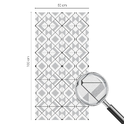 Samolepicí protisluneční fólie na okna Geometrické vzory