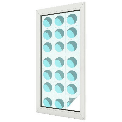 Samolepicí fólie na okna vitráž Moderní kola