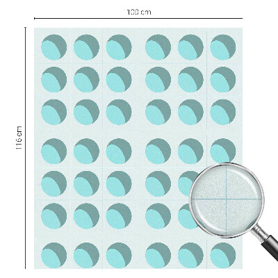 Samolepicí fólie na okna vitráž Moderní kola