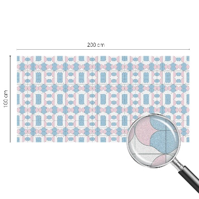 Samolepicí fólie na okna vitráž Pastelové vzory