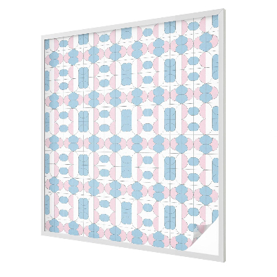 Samolepicí fólie na okna vitráž Pastelové vzory