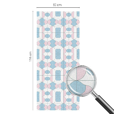 Samolepicí fólie na okna vitráž Pastelové vzory