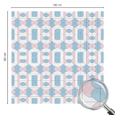 Samolepicí fólie na okna vitráž Pastelové vzory