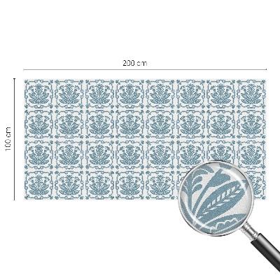 Samolepicí protisluneční fólie na okna Květinový vzor