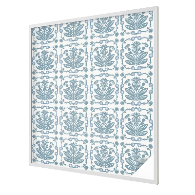 Samolepicí protisluneční fólie na okna Květinový vzor