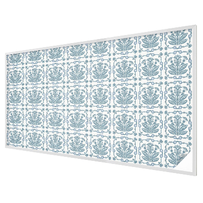 Samolepicí protisluneční fólie na okna Květinový vzor