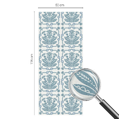 Samolepicí protisluneční fólie na okna Květinový vzor