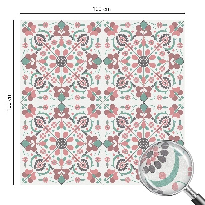 Zatmavovací fólie na okna Květinová harmonie