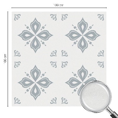 Samolepicí fólie na okna vitráž Geometrická symetrie