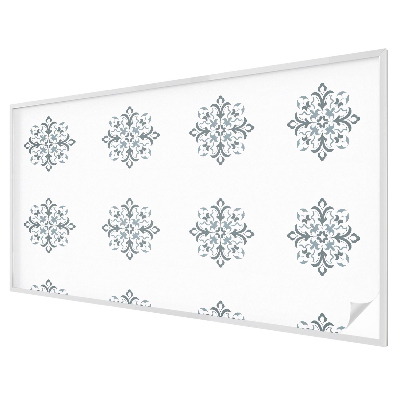 Dekorativní mléčná fólie na sklo Klasická ozdoba