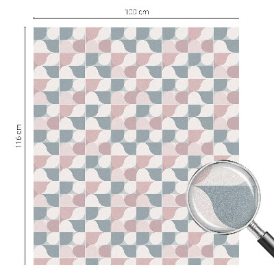 Samolepicí fólie na okna vitráž Pastelové vzory