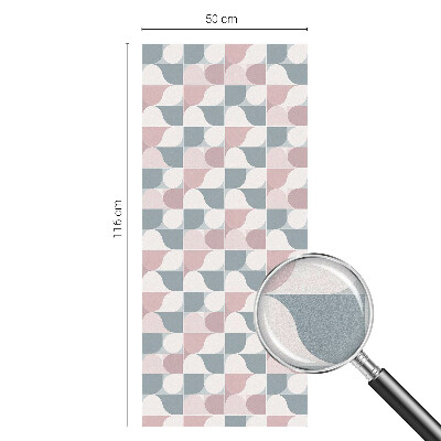 Samolepicí fólie na okna vitráž Pastelové vzory