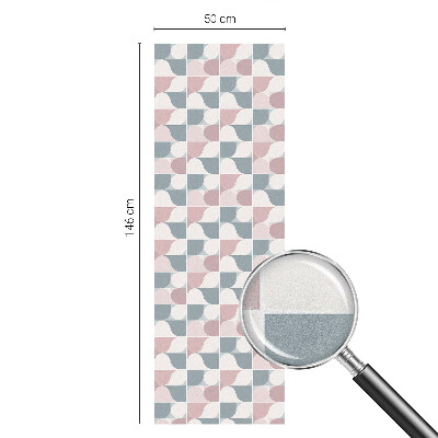 Samolepicí fólie na okna vitráž Pastelové vzory