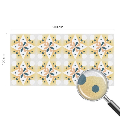 Zatmavovací fólie na okna Květinová symetrie