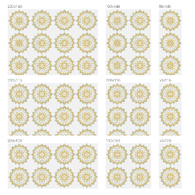 Samolepicí protisluneční fólie na okna Květinová mandala