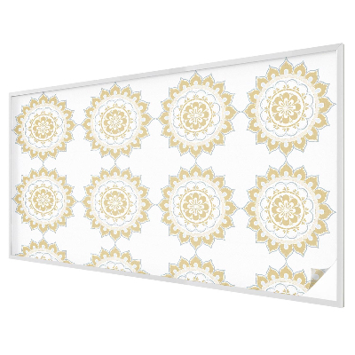 Samolepicí protisluneční fólie na okna Květinová mandala