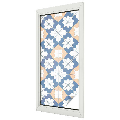 Samolepicí protisluneční fólie na okna Symetrické vzory