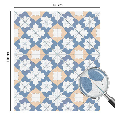 Samolepicí protisluneční fólie na okna Symetrické vzory