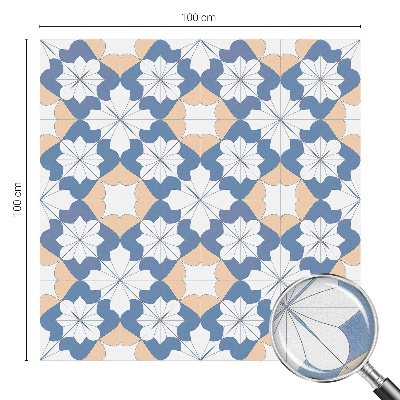 Samolepicí protisluneční fólie na okna Symetrické vzory