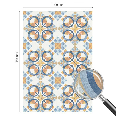 Samolepicí fólie na okna vitráž Geometrický vzor