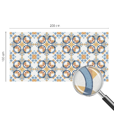 Samolepicí fólie na okna vitráž Geometrický vzor