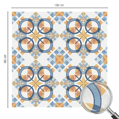 Samolepicí fólie na okna vitráž Geometrický vzor