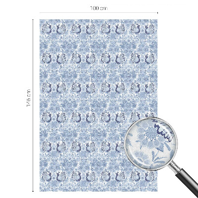 Zatmavovací fólie na okna Květinový pták