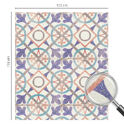 Samolepicí protisluneční fólie na okna Barevné mozaiky