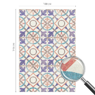 Samolepicí protisluneční fólie na okna Barevné mozaiky