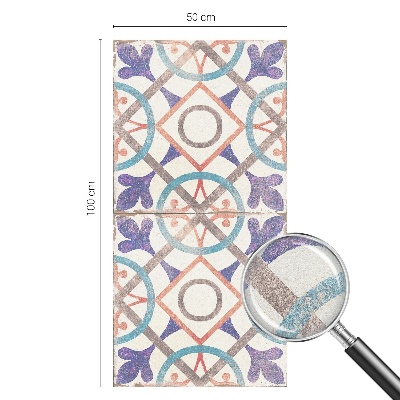 Samolepicí protisluneční fólie na okna Barevné mozaiky