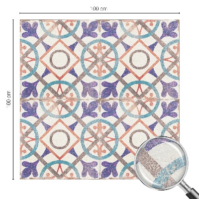 Samolepicí protisluneční fólie na okna Barevné mozaiky