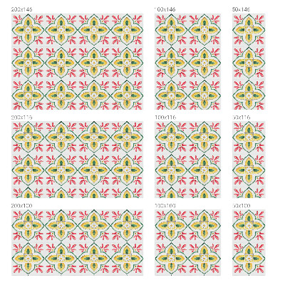 Samolepicí fólie na okna vitráž Květinový ornament