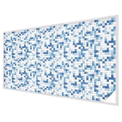 Dekorativní mléčná fólie na sklo Hra s dlaždicemi