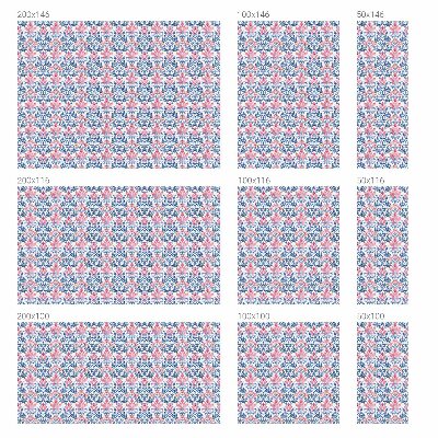 Samolepicí fólie na okna vitráž Květinová symetrie