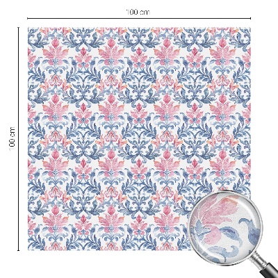 Samolepicí fólie na okna vitráž Květinová symetrie