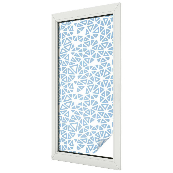 Dekorativní mléčná fólie na sklo Geometrické vzory