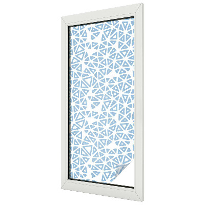 Dekorativní mléčná fólie na sklo Geometrické vzory