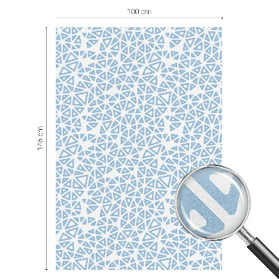 Dekorativní mléčná fólie na sklo Geometrické vzory