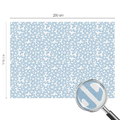 Dekorativní mléčná fólie na sklo Geometrické vzory