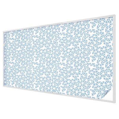 Dekorativní mléčná fólie na sklo Geometrické vzory