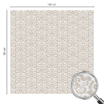 Samolepicí fólie na okna vitráž Dekorativní elegance