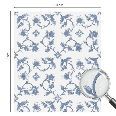 Zatmavovací fólie na okna Květinový ornament