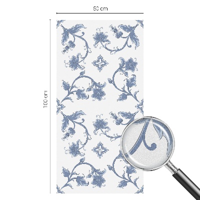 Zatmavovací fólie na okna Květinový ornament