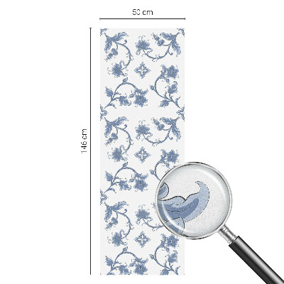 Zatmavovací fólie na okna Květinový ornament