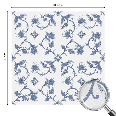 Zatmavovací fólie na okna Květinový ornament