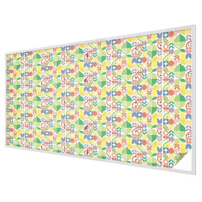 Samolepicí fólie na okna vitráž Barevné ovoce