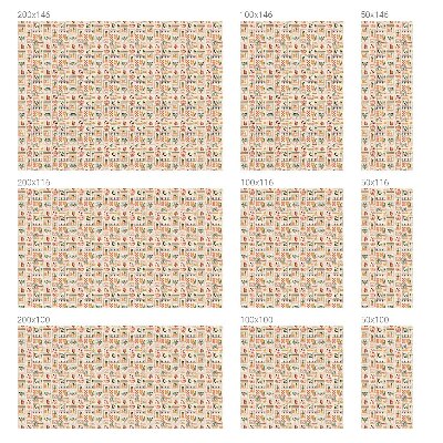 Dekorativní mléčná fólie na sklo Folklorní vzory