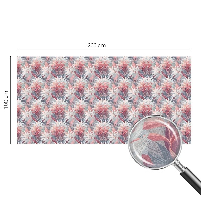 Samolepicí protisluneční fólie na okna Květinové listy