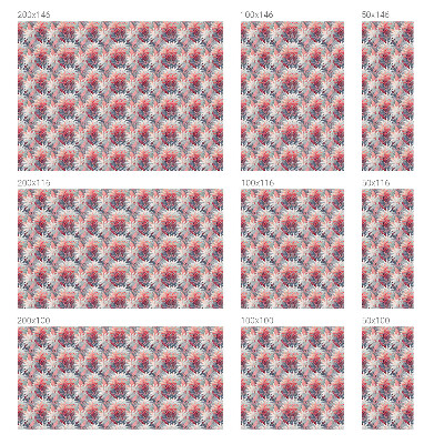 Samolepicí protisluneční fólie na okna Květinové listy