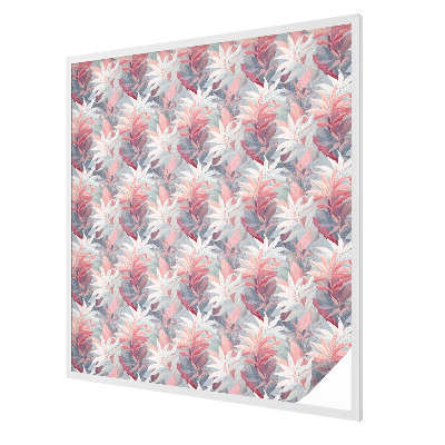 Samolepicí protisluneční fólie na okna Květinové listy